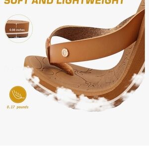 Women's Tan Flip-Flops